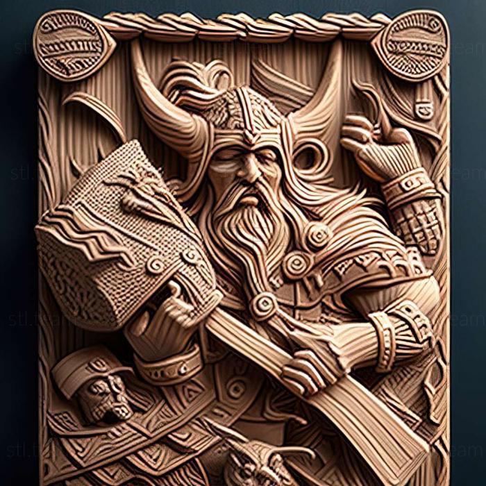 3D модель Гра Viking Battle for Asgard (STL)